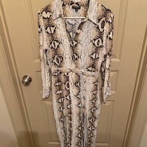 Topshop Snakeskin Dress 🐍